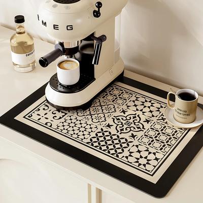 Kitchen Drain Mat Dish Drying Mats Super Absorbent Pad for Tableware Non-slip Placemat Sink Faucet Anti Splash Protector 50x60cm