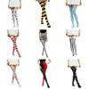 Over Halloween Cosplay Knee Thighhigh Socks Costume Festive Parties Cartoon