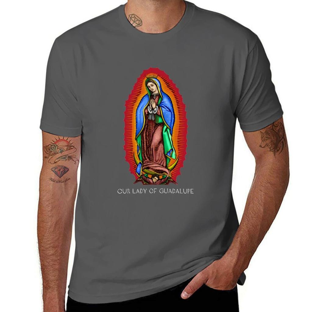 Our Lady of Guadalupe for dark background TShirt Light Athletic Short Sleeve Tee Shirt