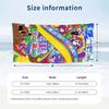 The Amazing Digital Circus Beach Towel, Personalized Custom Text, Quick Dry Soft Large Towel For Swimming Pool Travel