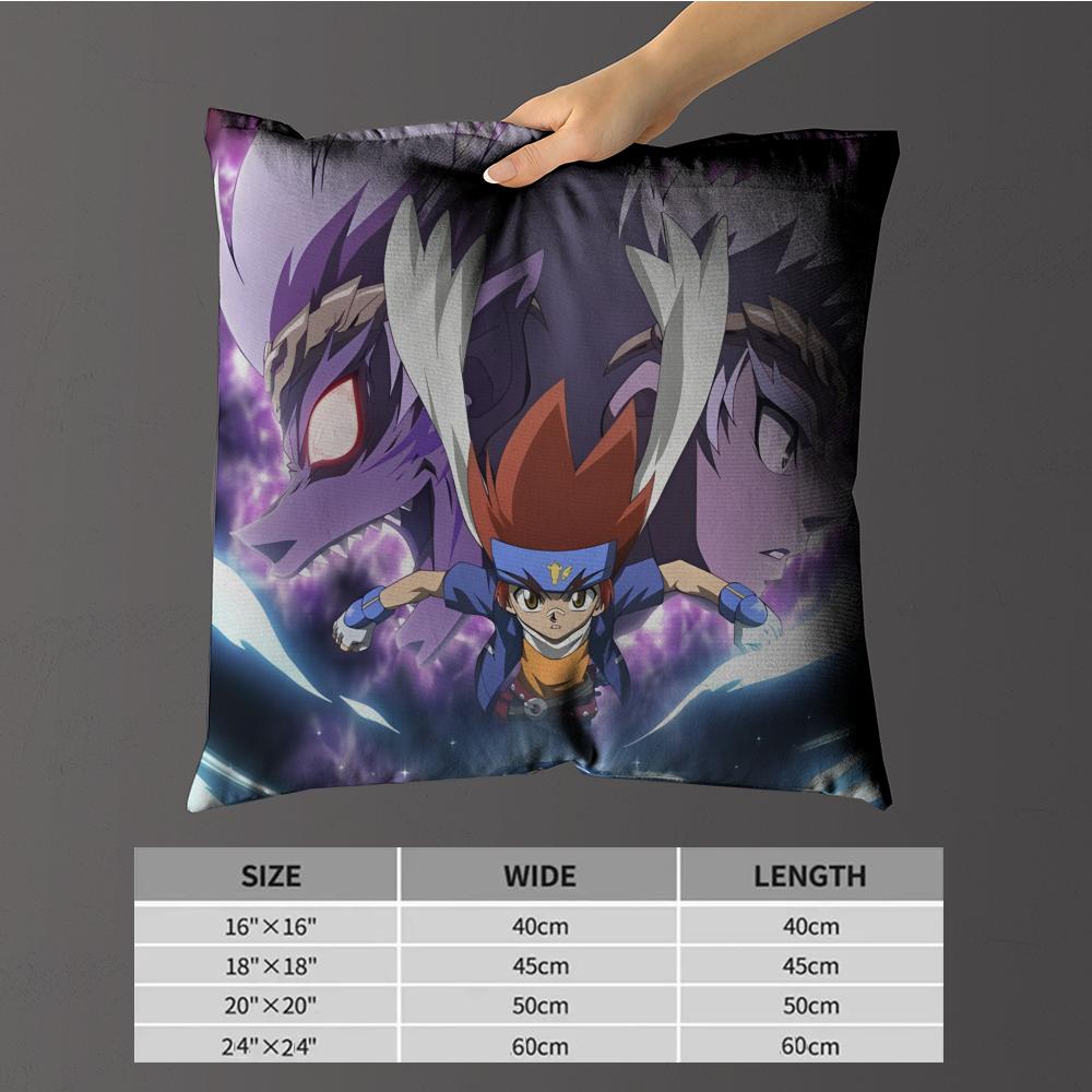 Pillow Case luxurious home office, sofa decorative Multi sized car seat cushions, pillowcases B-Beyblade Cartoon