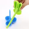 Silicone Egg Cooker 3 Hole Handheld Solid Color Reusable Washable Household Kitchen Boiler Cooking Tool Accessories