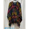 Used Rare Highland Home Industries Tartan Shawl