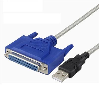 Cable de impresora USB a puerto paralelo DB25 hembra para ordenadores de escritorio