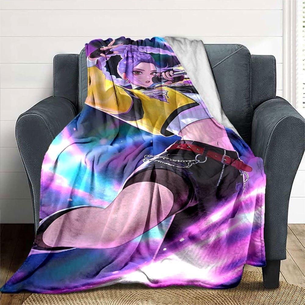 1pc hunter x (23) Blanket Soft Warm Throw for Home, Office, Travel All Season Cozy Bedding Gift, Office Cozy AccessoryB2