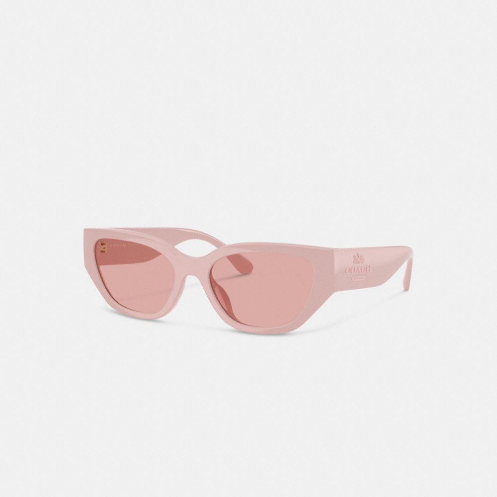 

Coach Geometric Cat Eye Sunglasses Cw421 Soft Pink