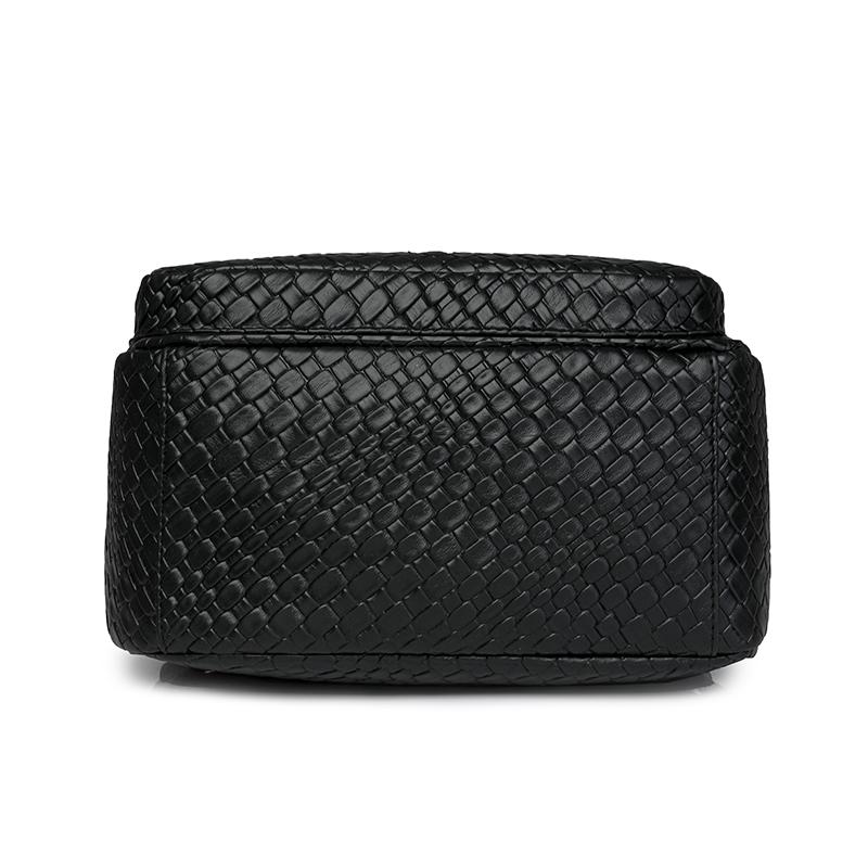 Woven Backpack Women Large Capacity Commuter Backpack Multifunctional Student Schoolbag