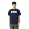 Puma Breathable Casual Simple Short Sleeve T-Shirt Men Tops Blue 686373-06