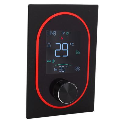 Smart Knob Thermostat 2.4GHz WiFi Programmable APP LCD Touch Control for Home Room Water Heating