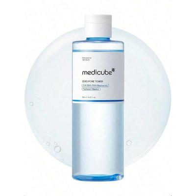 Zero Pore Toner 250ml I Exfolierender & Feuchtigkeitsspendender Blauer Flaschenwasser-Toner Mit Aha, Bha, Pha, Niacinamid Und Panthenol