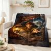 Adventure Beyond Story Printed Flannel Blanket Thick Soft Fleece Blanket For Living Room Sofa Balcony Home Decor Holiday Gift