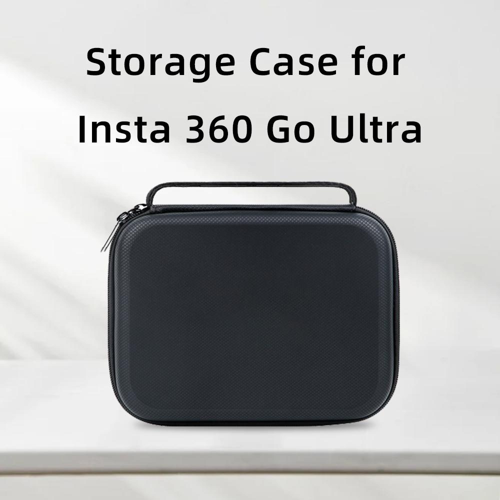 Handtasche für Insta360 Go Ultra, ultra-portabel, Reise-Aufbewahrungstasche, Kameraschutz, PU-Hartschalenkoffer für Insta360 Go Ultra Zubehör