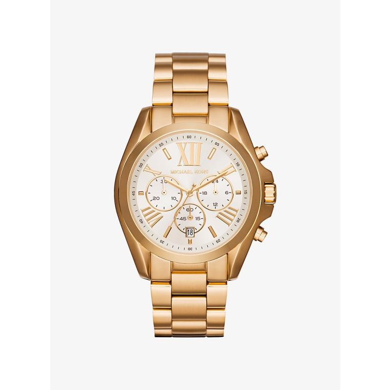 

Часы Michael Kors Bradshaw Oversize с золотистым покрытием MK6266 золотой