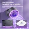 100-Speed USB Rechargeable Desktop/Wall Fan with Digital Display, Turbo Air Circulator for Home/Office Cooling