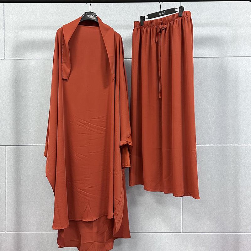 TikTok Fashion Women's Two-Piece Long Dress & Skirt Set