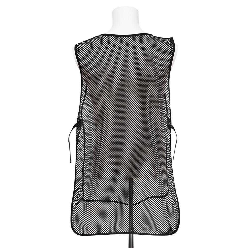 Antistatic Transparent Barber Uniform Double-sided Hairdresser Vest for Beauty Salon Nail