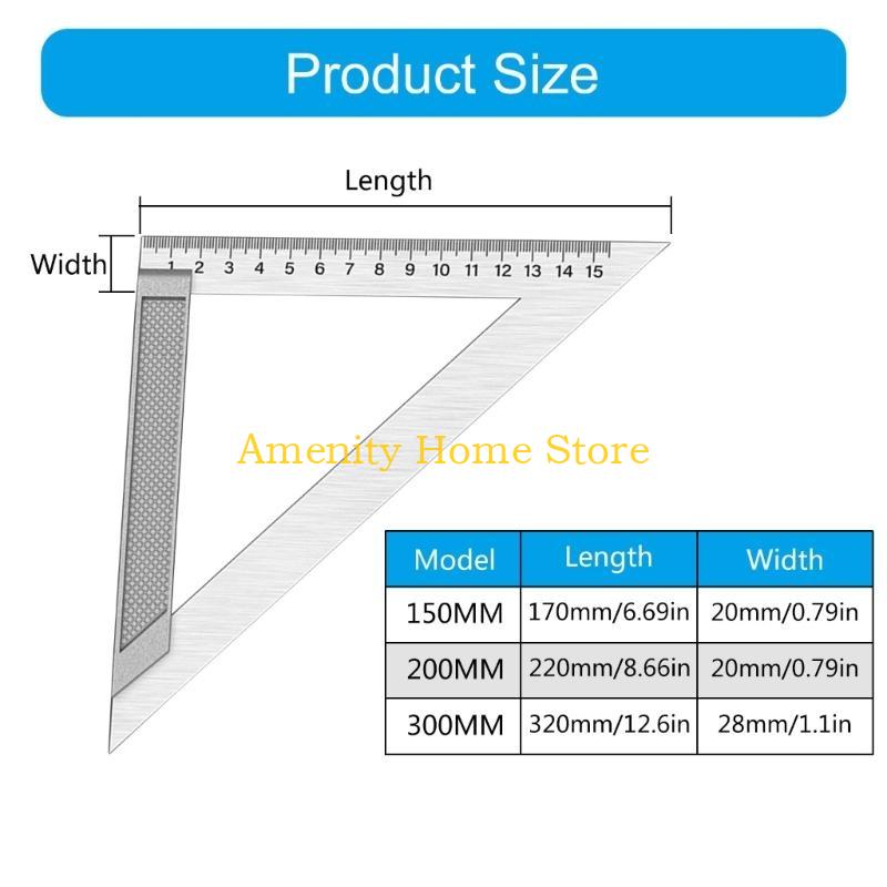 F26C Stainless Steel Ruler Drawing Tool for Students Professional Drafting Architecture Engineering Art Ruler 150/200/300mm