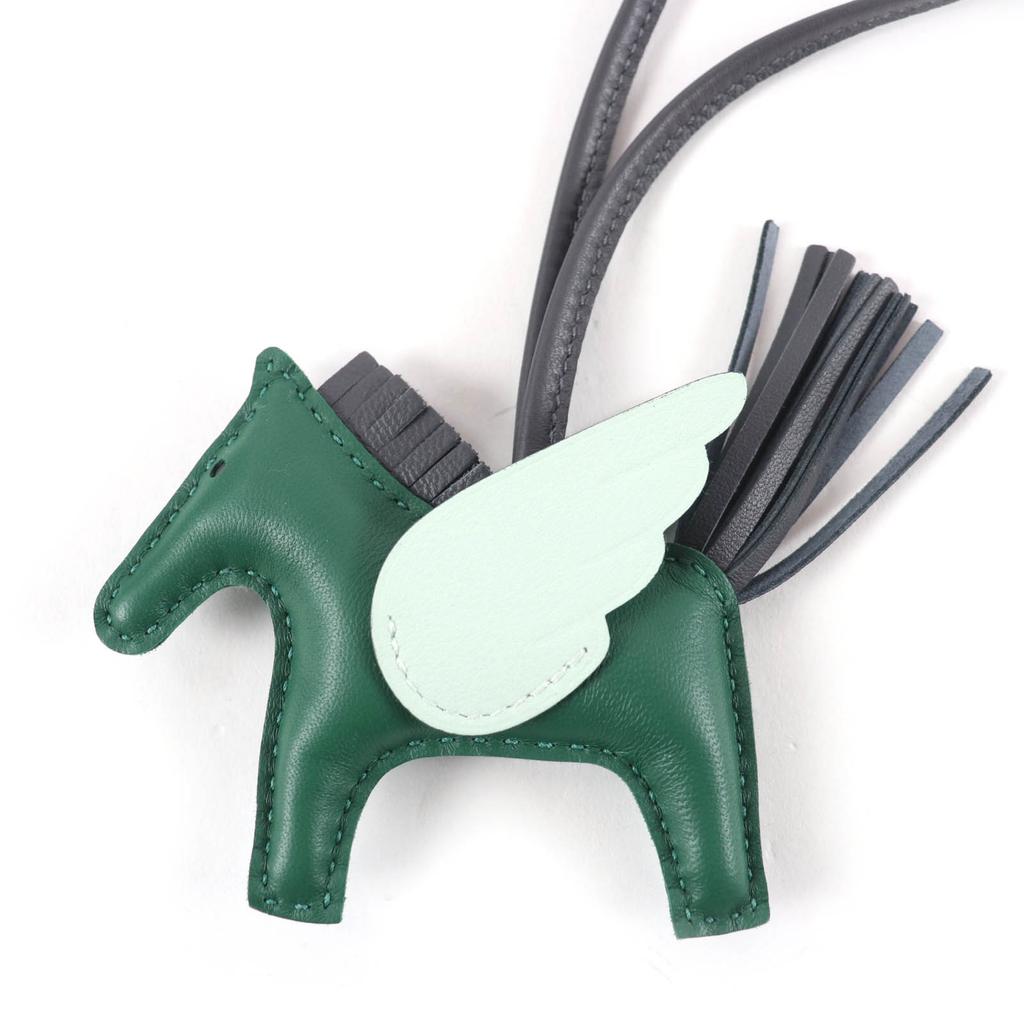 Pristine HERMES Bag charm Rodeo Charm Pegasus PM Vaux Swift Leather Women Used