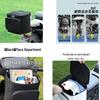 Electric Vehicle Trunk Bag: Large Capacity Rear Hanging Storage for Helmet & Battery.