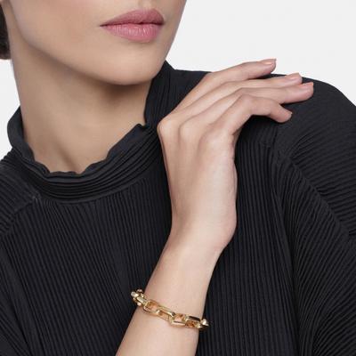 Fashion Gold Plated Rectangle Link Bracelet For Women