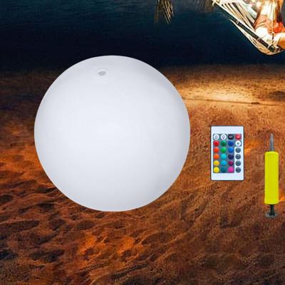 4Pcs Inflatable Beach Ball Summer Water Game LED Outdoor or Indoor Activities Light Up with 16
