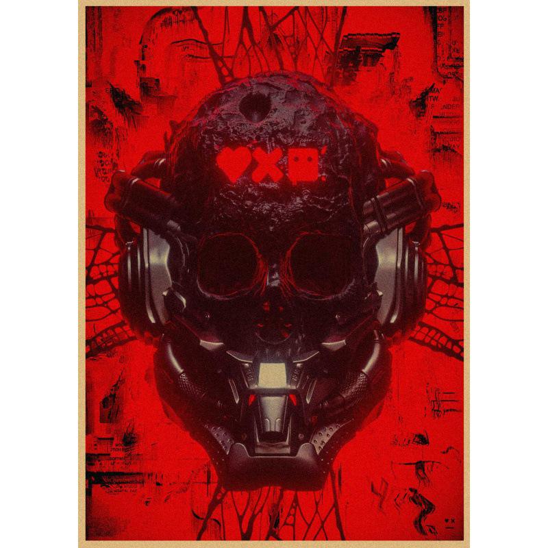 Love, Death & Robots Vintage Kraft Paper Poster
