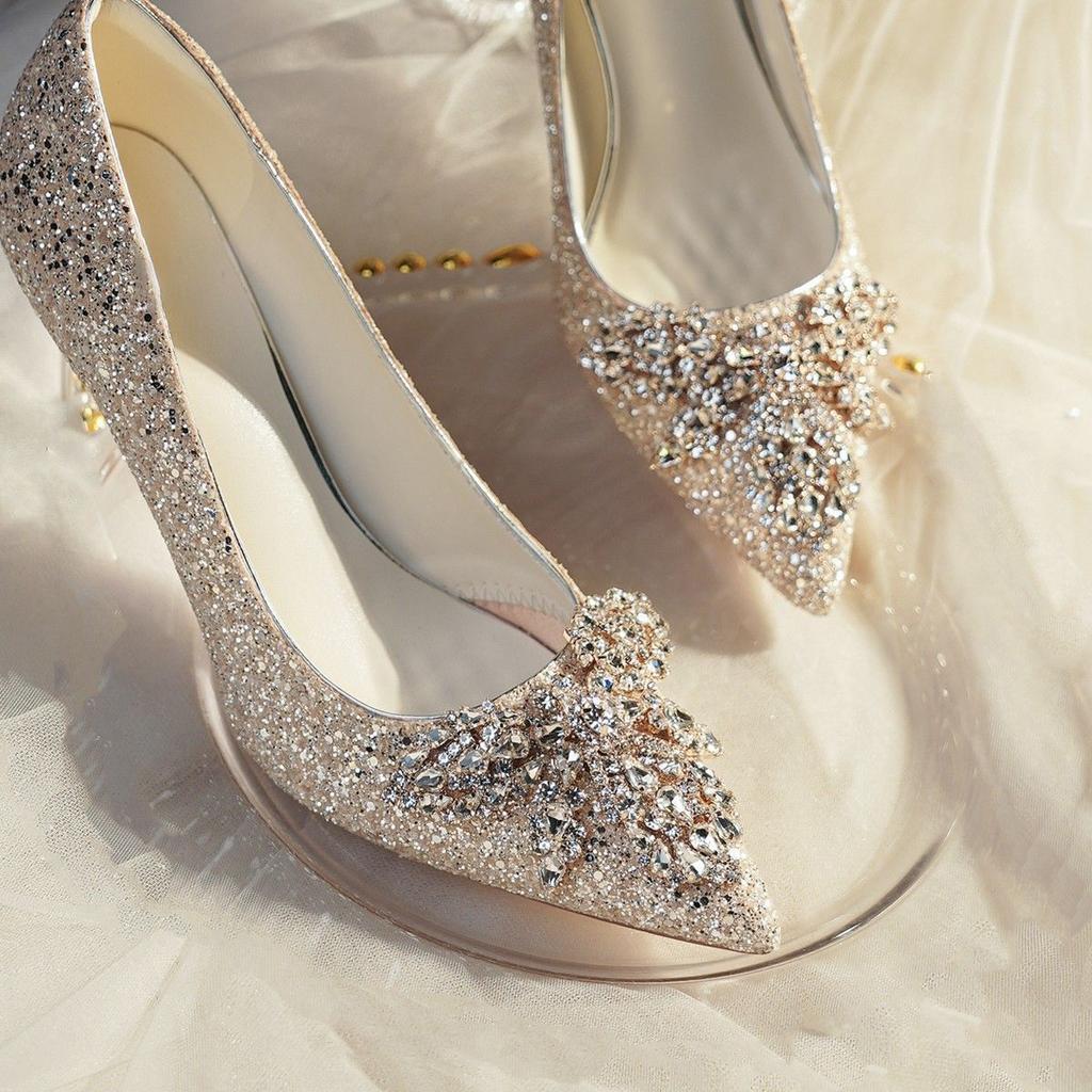 2025 New Niche Design Comfortable High Heels Women's Beautiful Pointed Head Shallow Mouth Thin Heel Women's Single Shoes