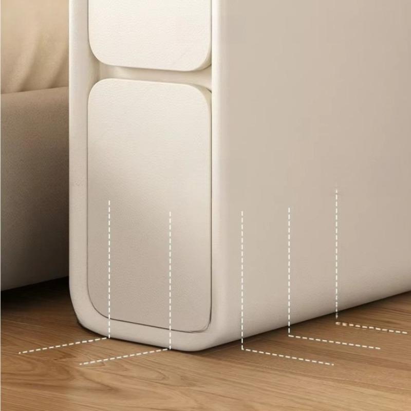 Solid Wood Ultra-Narrow Nightstand Minimalist Modern Super-Narrow Gap Cabinet Cream Style Small Storage Furniture 2026 New Desig