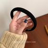 Korean Suede Hair Hoop for Women - French Retro Autumn/Winter Style Hair Accessory.