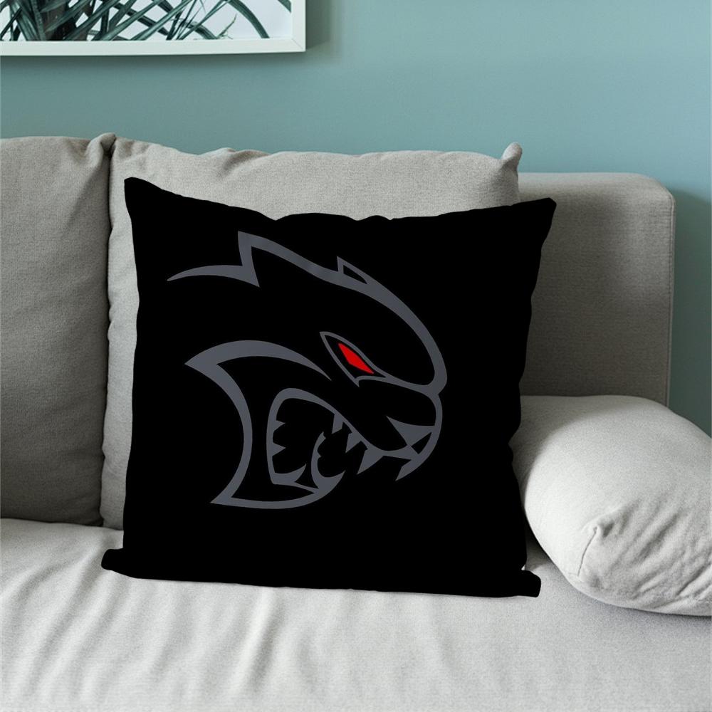 Luxus D-Dodges Kissenbezug Für Sofa Nachttisch Schlafzimmer Rückenlehne Wohnzimmer Büro Kissen Quadratisch Bedruckt Mehrere