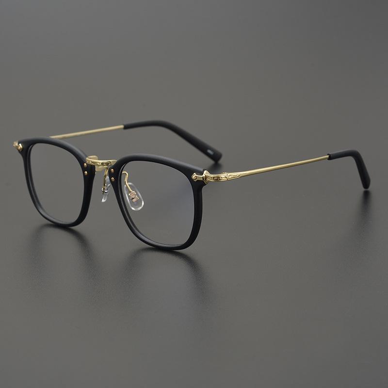 

Очки в стиле знаменитостей, квадратные прозрачные оправы из чистого титана для мужчин и женщин