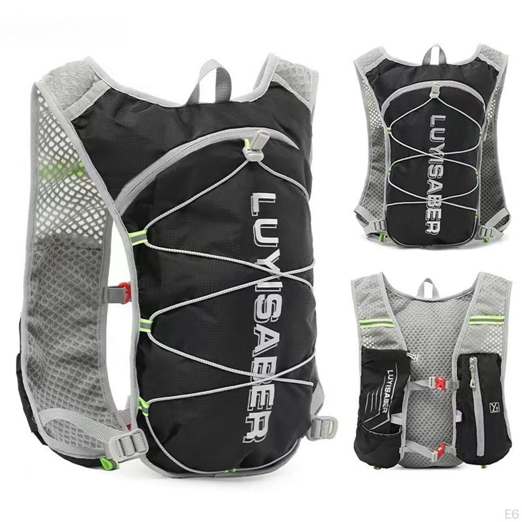 Backpack for Men Women Lightweight Adjustable Running Gear Water Daypack Hiking Climbing