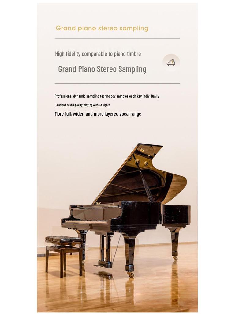 88-Key Upright Weighted Hammer Electric Smart Piano for Professional and Children's Use