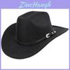 Cowboy Hat For Men Women With Sun Protection Wide Brim Polyester Summer Fashion Style