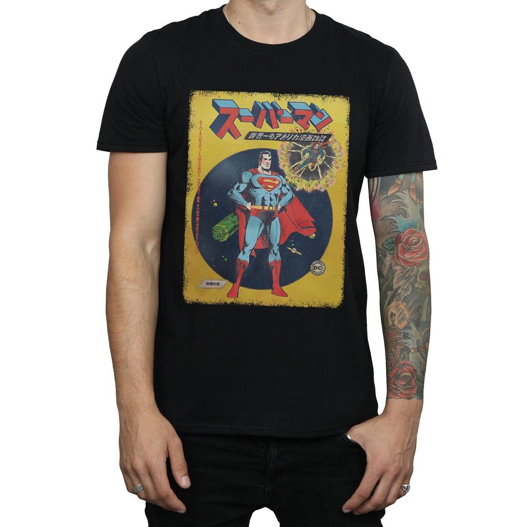 DC Comics Mens Superman International Cover T-Shirt