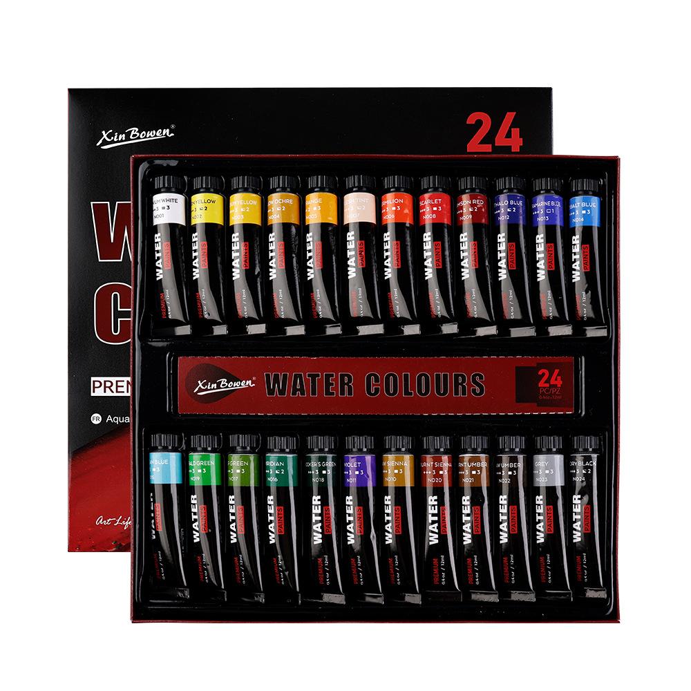 Oil Painting Pigment Set Special Watercolor Acrylic Aluminum Tube Painting Pigment for Art Students