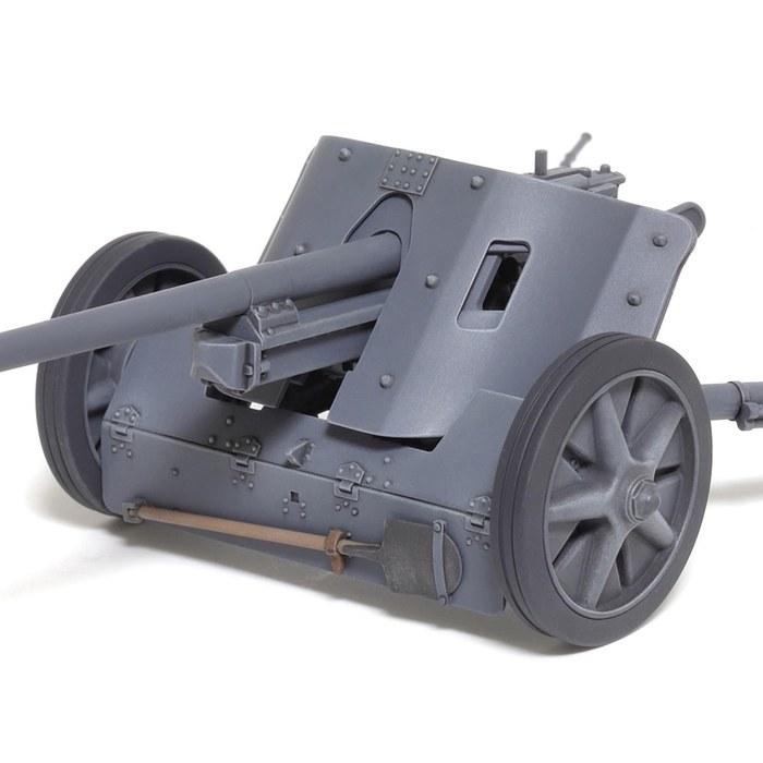 Tamiya 1/35 Military Miniature Series No.392 German 5cm Anti-Tank Gun Pak38 Plastic Model 35392 (Gun) Molded Color