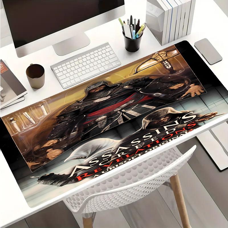 A-Assassin's Creed Mouse Pad - Non-Slip Rubber Base, Smooth Surface for Work,Gaming,Office,And Home Use, Desk Mouse Pad