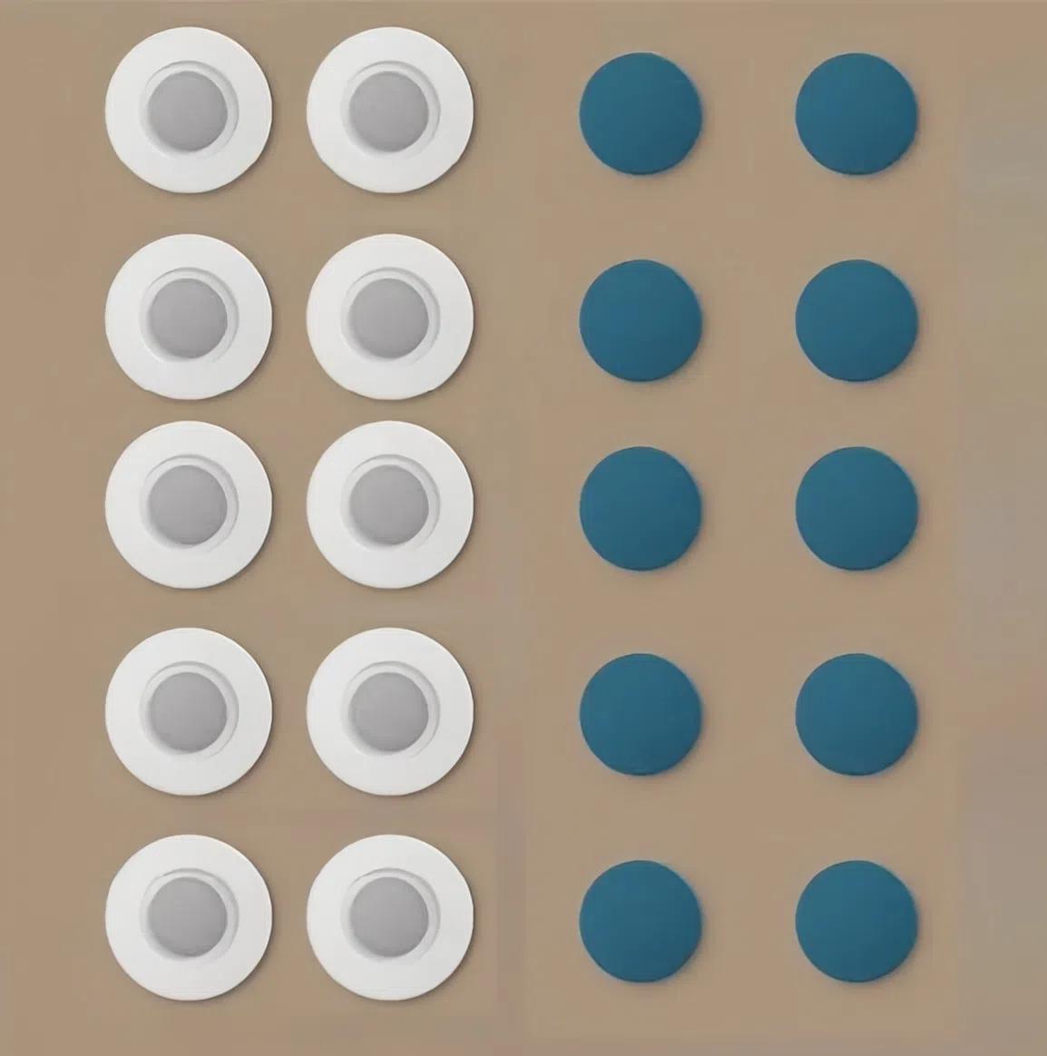 

10 шт. настенный магнитный крючок для хранения пульта дистанционного управления телевизора накладка на присоске без отверстия для хранения