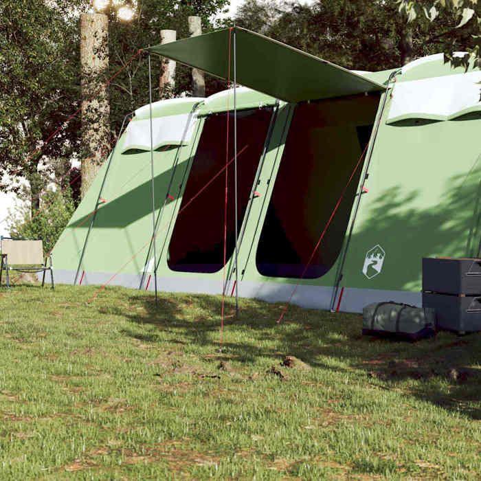 VidaXL Tunnel Camping Tent 8 Person Green Waterproof, Tent, Garden Tent, Outdoor Shelter, Camping Tent, Shelter 94616