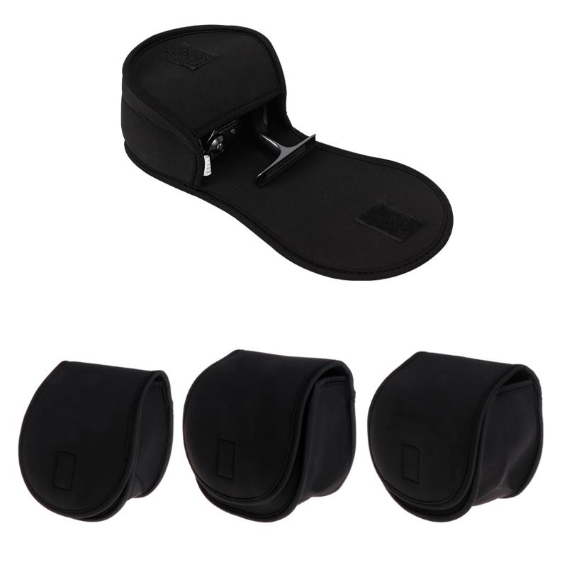 Drum Spinning Raft Reel Fishing Protective Holder Spinning Reel Black for Case C