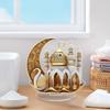Elegant 2D Flat Acrylic Moon Castles Ornament Eid Ramadans Decoration For Home And Festives Islamic Holiday Celebration