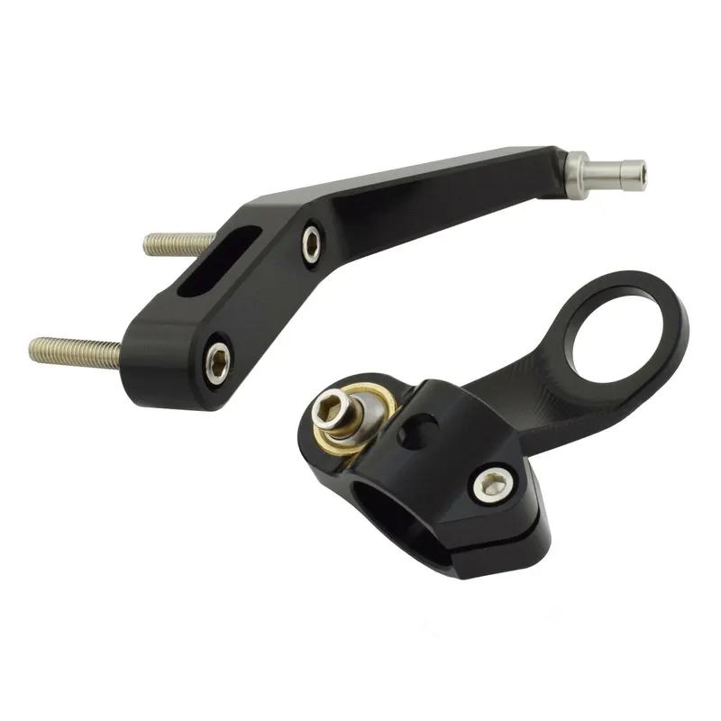 CNC Steering Damper Stabilizer Bracket Mounting Holder Kit For HONDA CBR 900 954 RR CBR900RR CBR954RR Fireblade SC50 2002 2003
