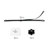 TV fixed with earthquake -tipping straps, TV tables and chairs with tight kun rope with furniture -tipping rope