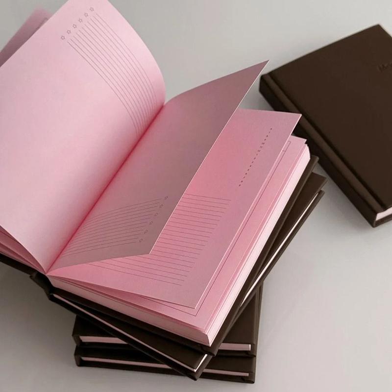 Strawberry Chocolate Pink Notebook Cute A6 Planner Kawaii Journal For Note Travel Diary Gift For Girls