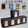 Deck Trading Card Card Game Deck Magnetic Holds 100 Waterproof PU Sleeve Top Loader Vertical Includes 2 Dividers 1 for Duel Masters Case, Case, Box,