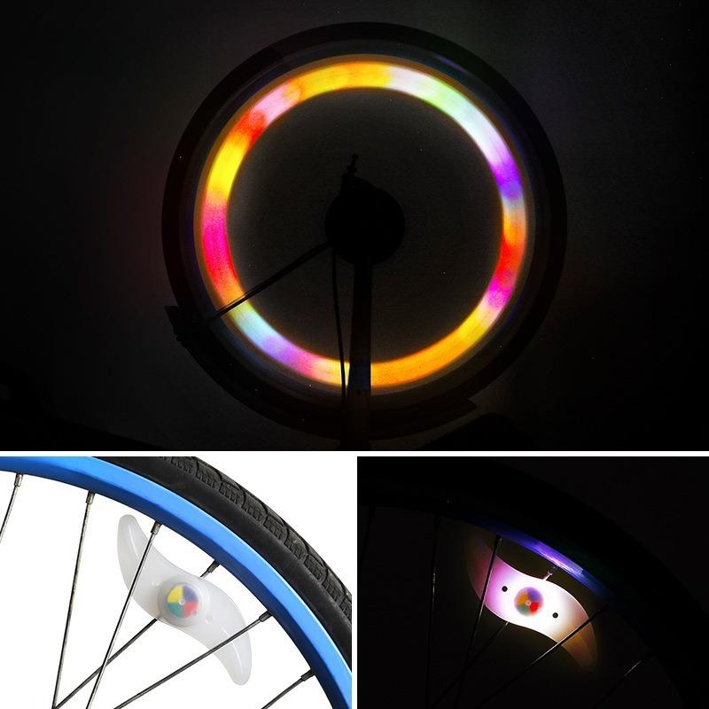 Bicycle Spoke Tire Flashing Light Night Warning Night Riding Light
