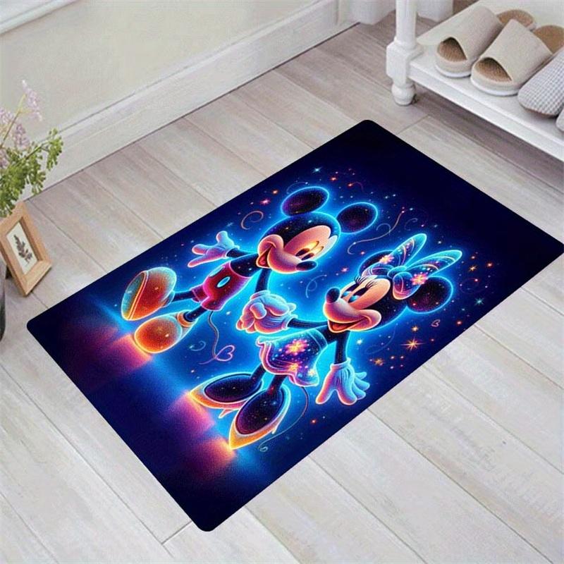 

1pc Mickey Pattern Area Rug Soft Flannel Floor Mat for Living Room,Office,Bedroom and Carpet 60cm by 90cm