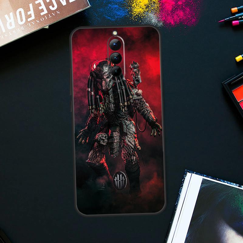 Alien Predator Case For ZTE Nubia Red Magic 8 8S Pro Plus RedMagic 9 Pro Plus 6 7 6S 7S Pro 5S 6R 5G Cover