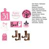 Halloween Tiered Tray Decor Set Happy Halloween Wooden Signs Cute Ghost Model Witch Spider Hat Ornaments Festive Atmosphere Decoration